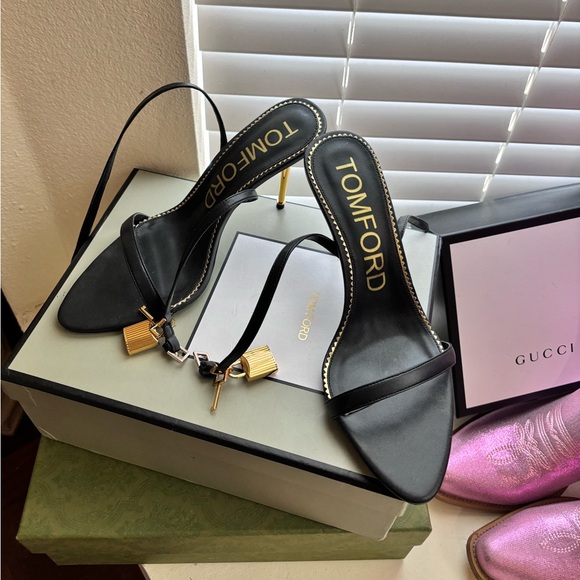 Tom Ford Shoes - COPY - TomFord padlock heel